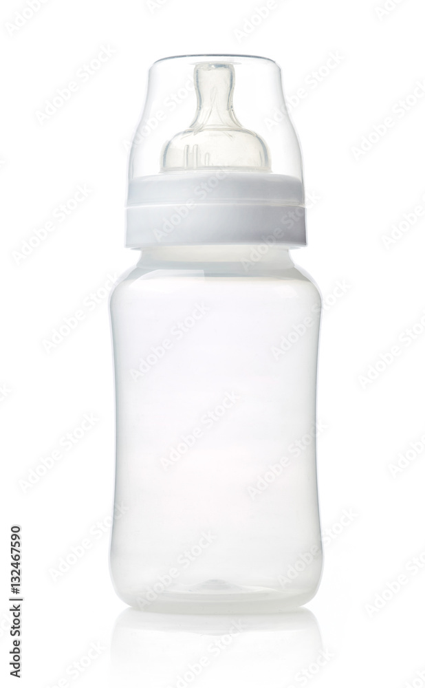 empty baby bottle