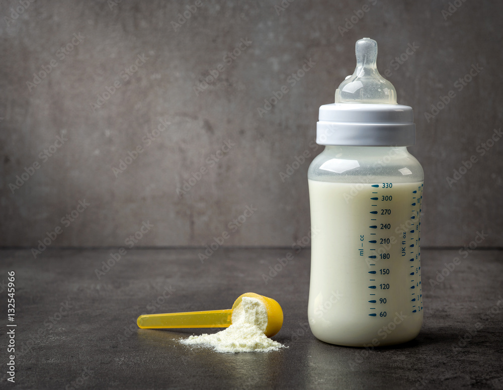 bottle of baby milk