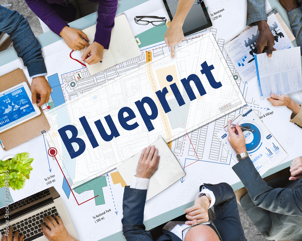 Blueprint Architecture Engineering Detailed Concept