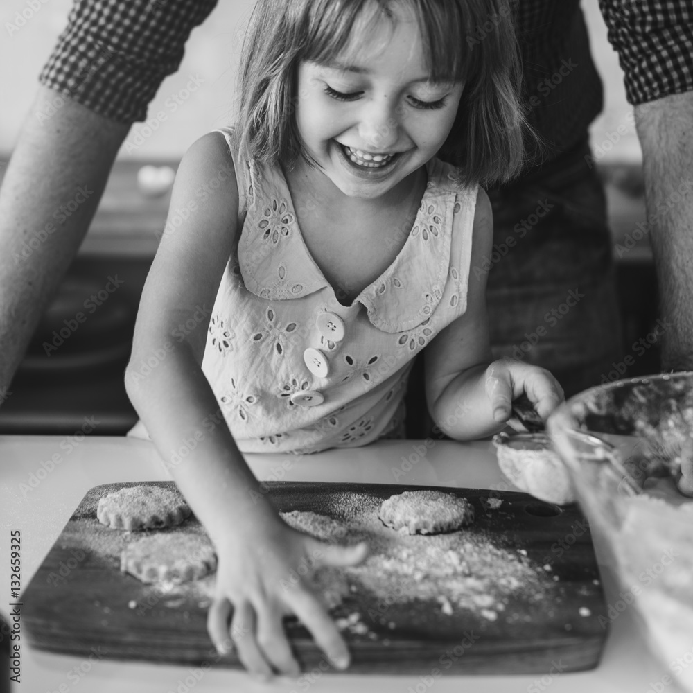 Flour Dessert Cookie Dough Cake Bakery Girl Concept