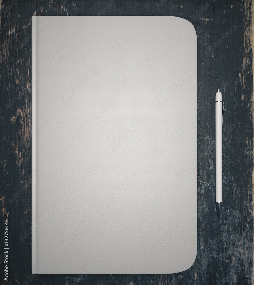 White notebook