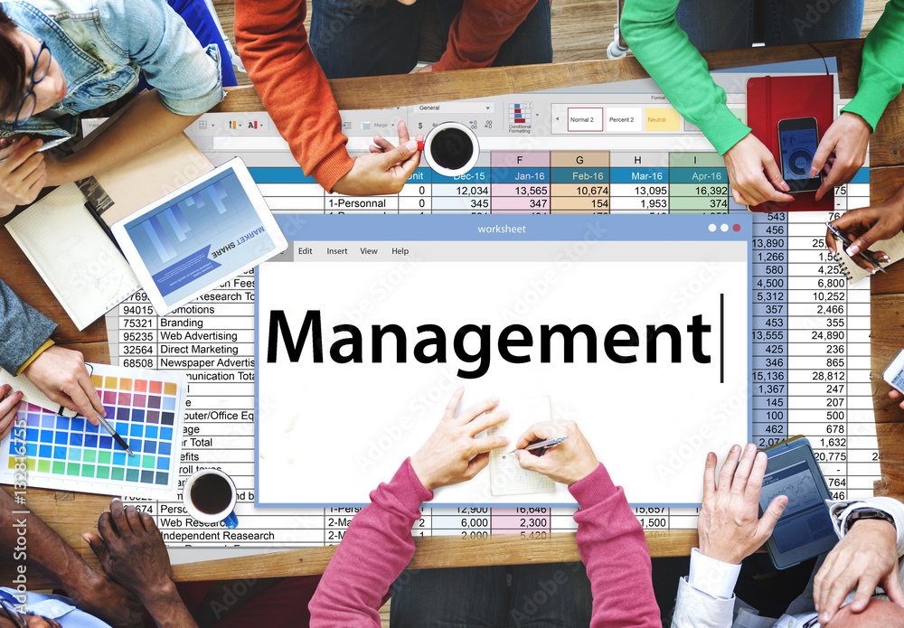 Management Organization Managing Controlling Concept