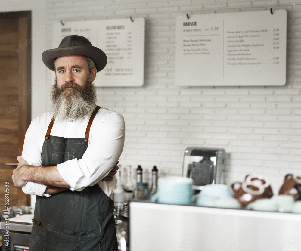 Coffee Cafe Professional Steam Uniform Appliance Concept