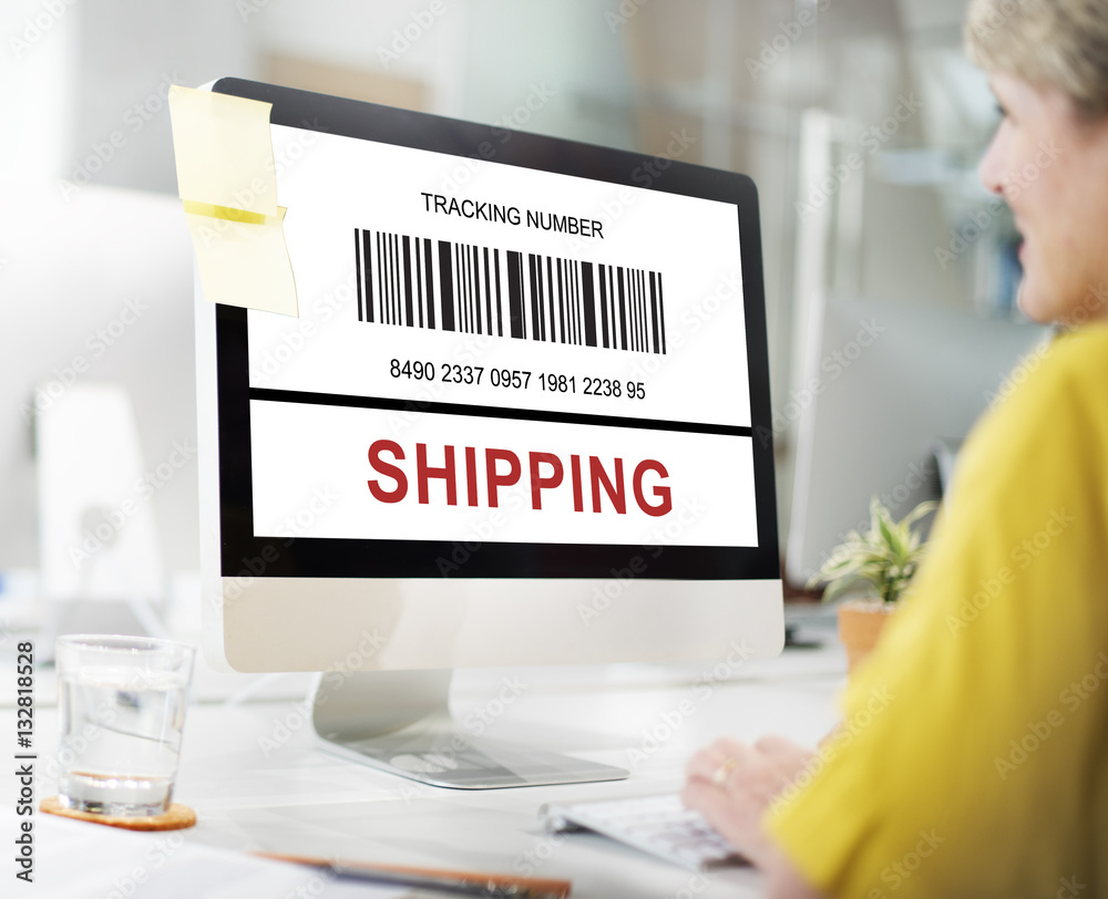 Bar Code Order Tracking Number Concept