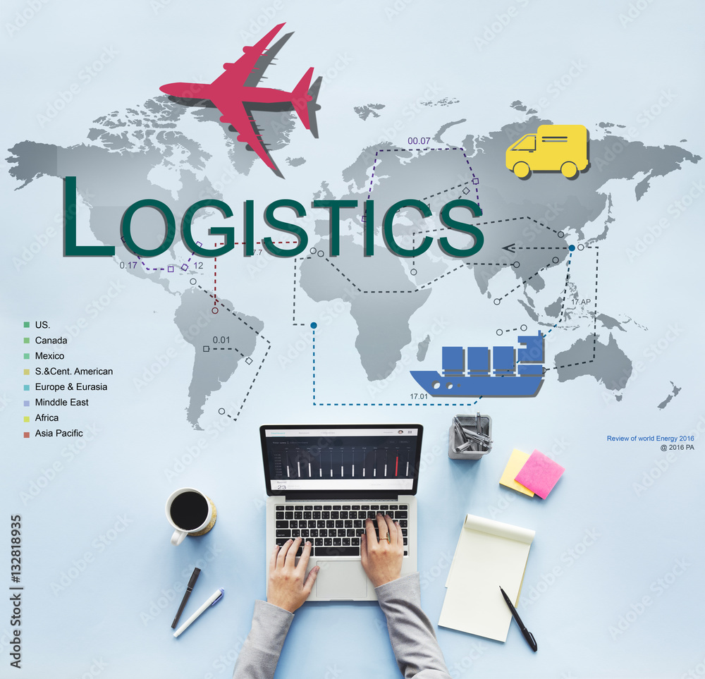 Logistics Freight Management Storage Supply Concept