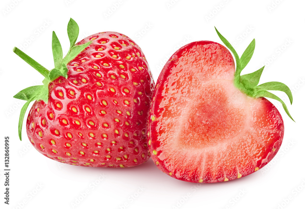 Strawberry isolated on white