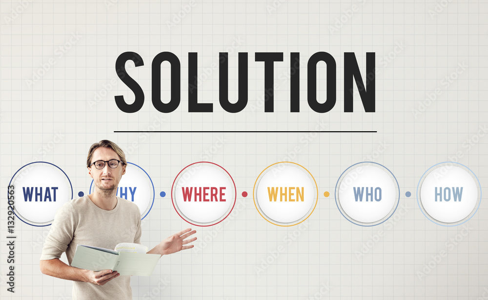 Solution Problem Solving Share Ideas Concept