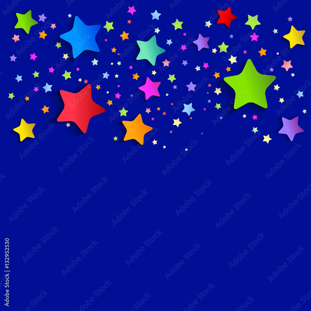 background with bright stars