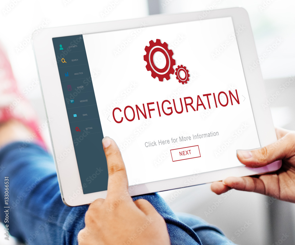 Configuration Update Program Repair Setting Installation Concept