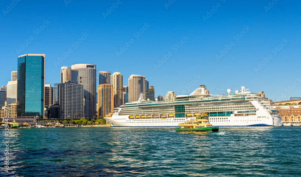 Cruise Ship in Sydney Harbour, Australia