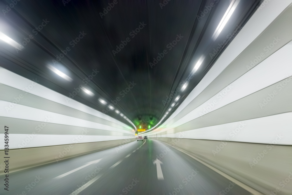 underwater tunnel interior