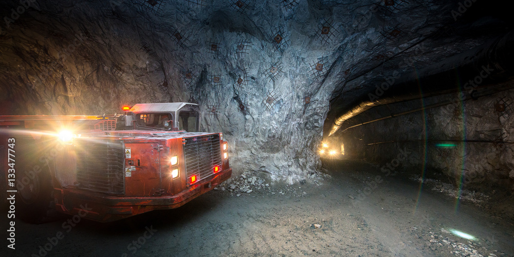 Gold mining underground