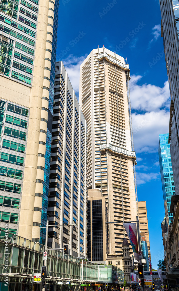 Street in the Sydney central business district, Australia