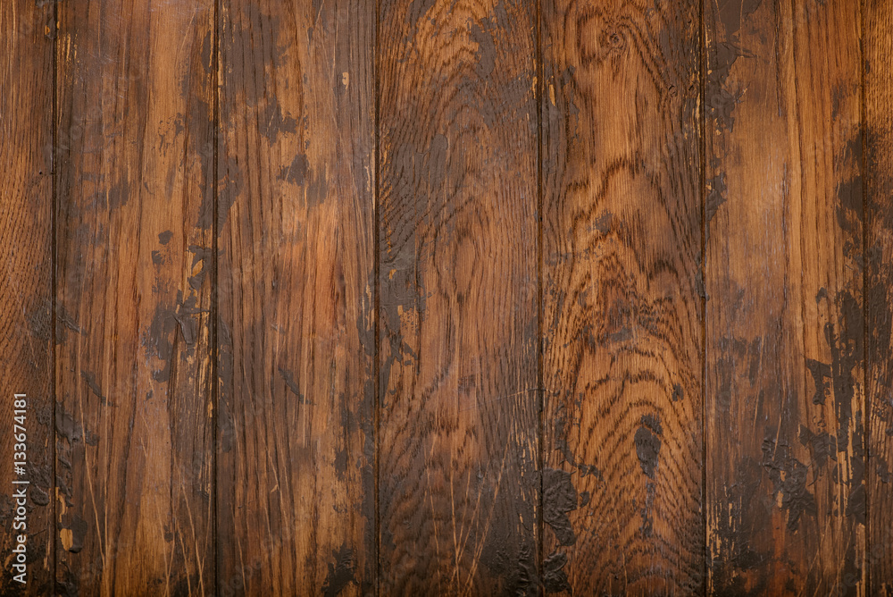 Wooden background. Old texture. Vintage. Table. Rustic.