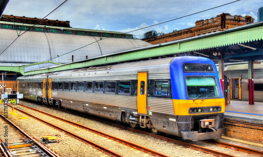 Local train at Sydney Central Station