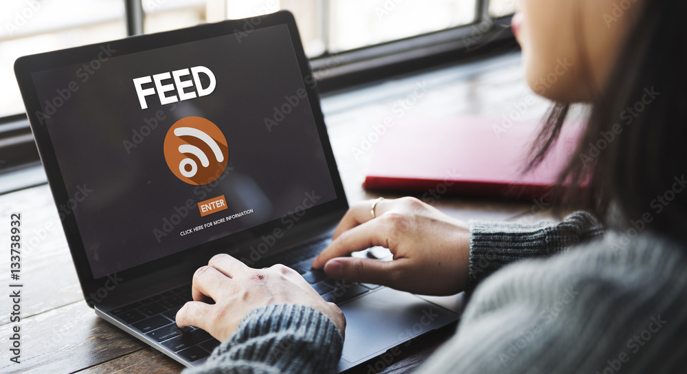 Feed RSS Internet Network Technology Web Concept