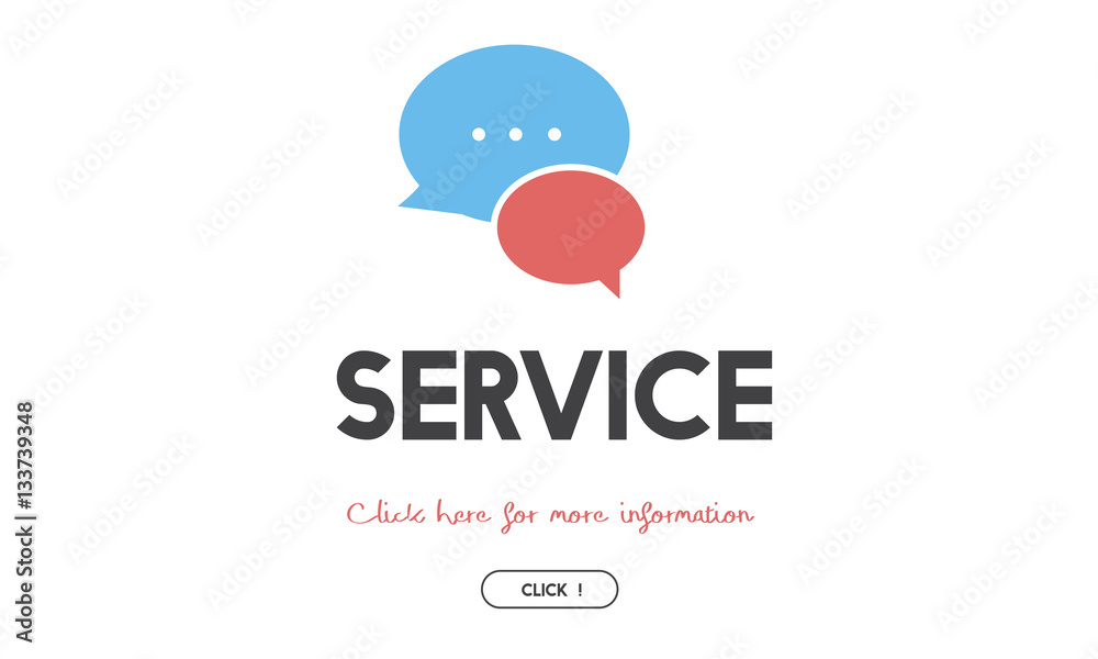 Communication Service Help Desk Concept/