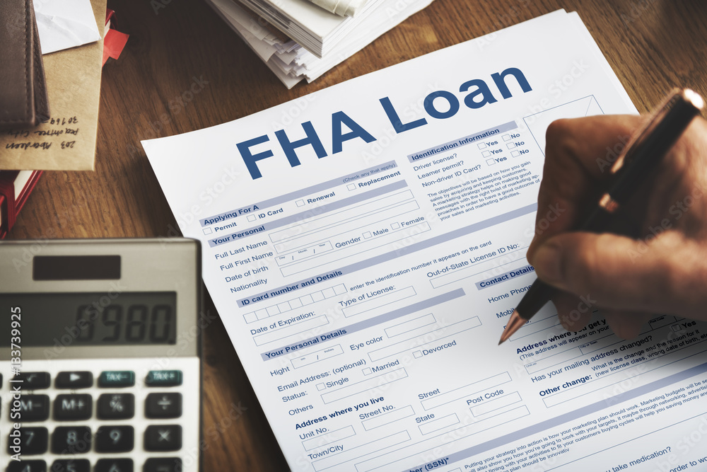 FHA Loan Federal Housing Administration Lending Concept