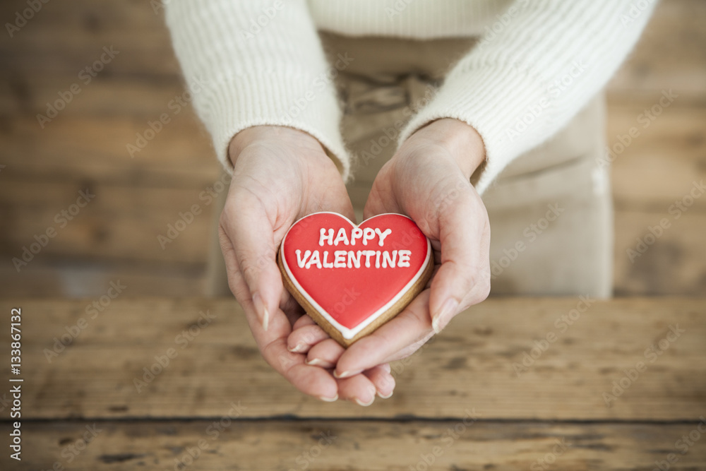 Valentines Day cute cookie