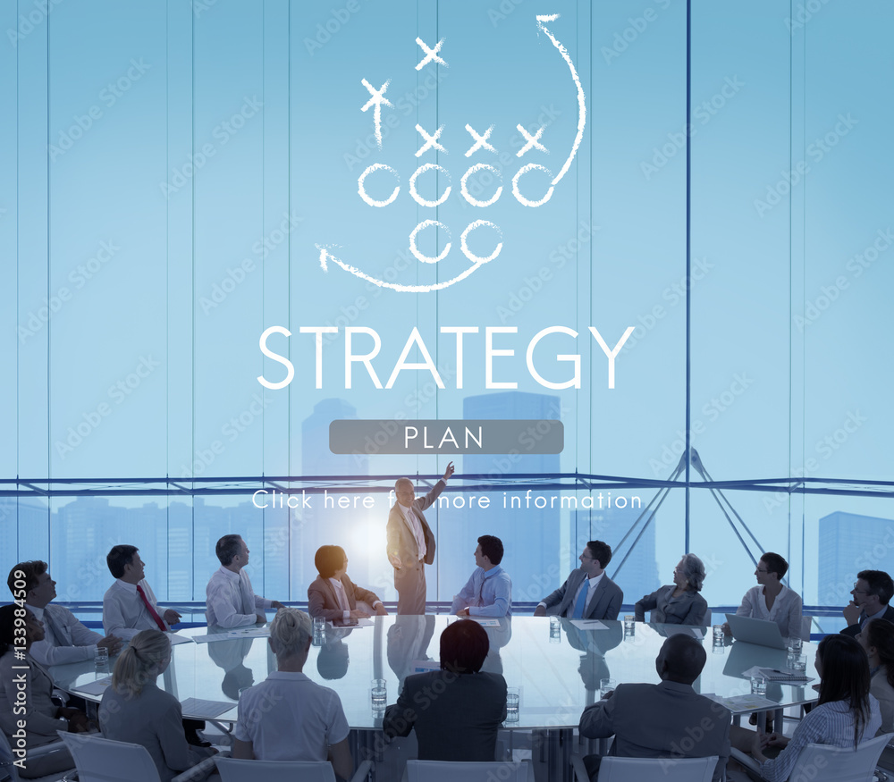 Strategy Analytics Tactics Goals Planning Concept