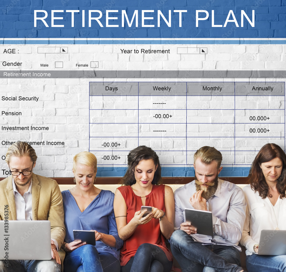 Retirement Plan Wealth Investment Seniority Concept