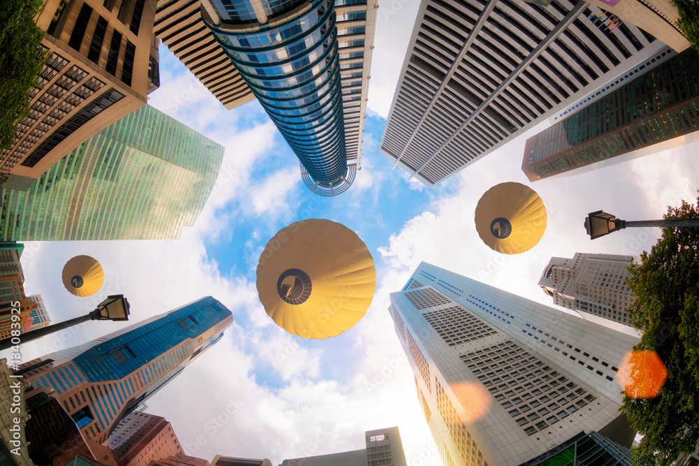 Central Business District in Singapore