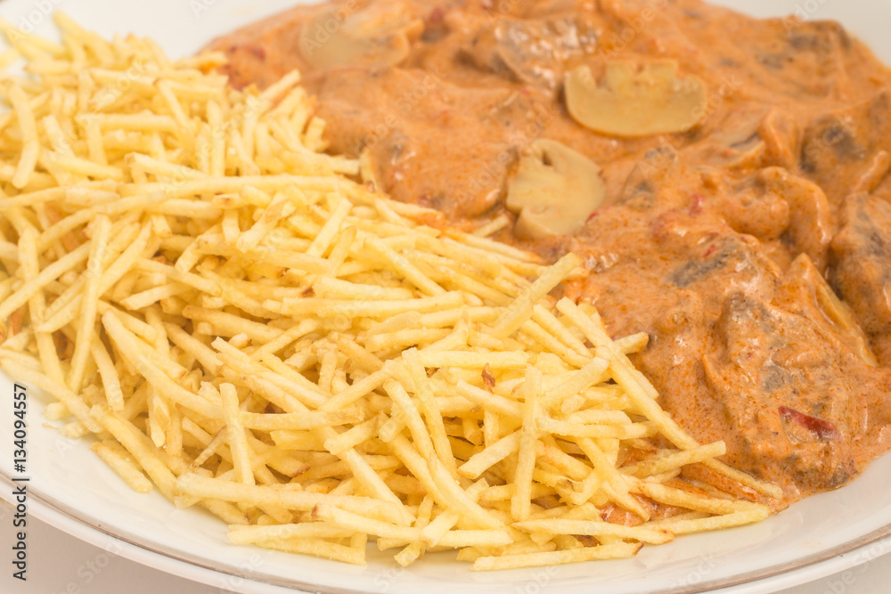 Traditional Stroganoff Beef