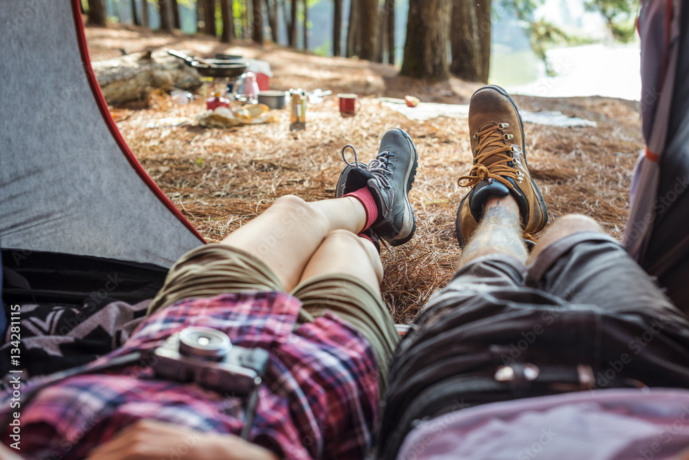 Couple Exploring Trip Holiday Concept