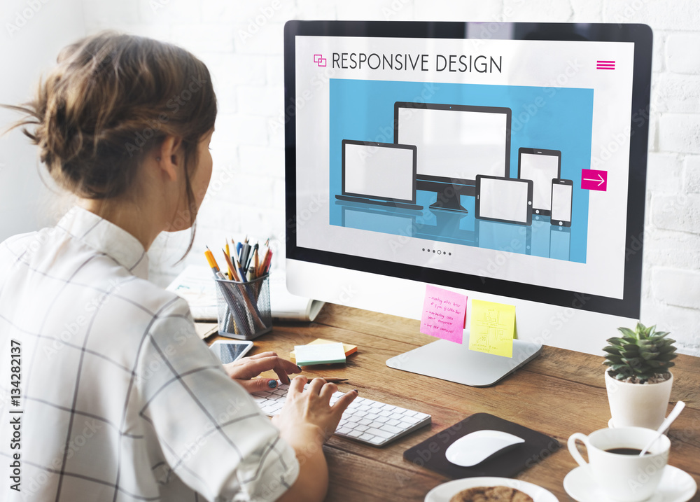 Responsive Design Layout Software Concept