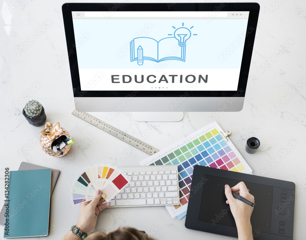 Be Creative E-learning Innovation Education Knowledge Concept