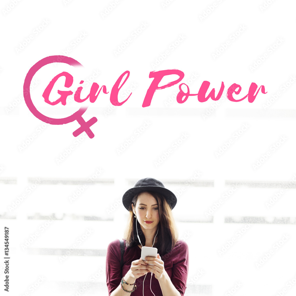 Music Rights Girl Power Equality Concept