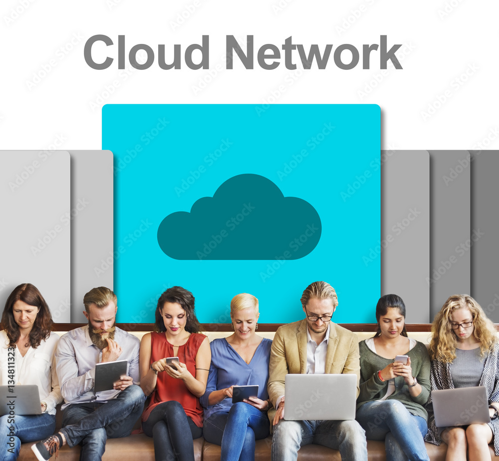 Communication Connection Cloud Network Concept