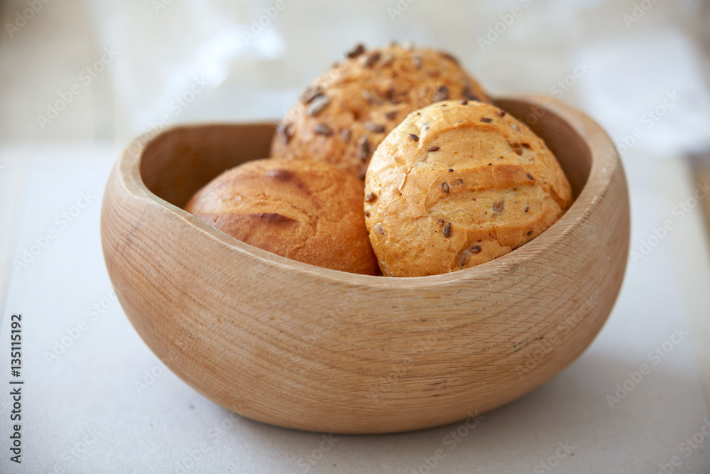 various bread buns