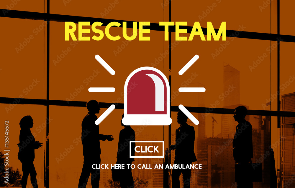 Rescue Team Paramedic Support Help Emergency Concept