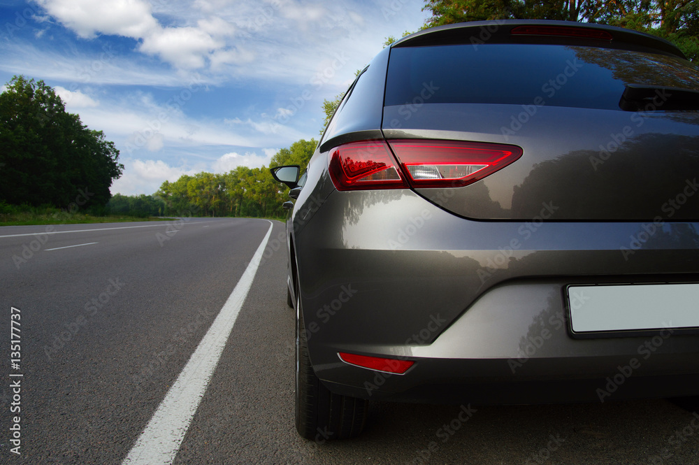  car and on the road