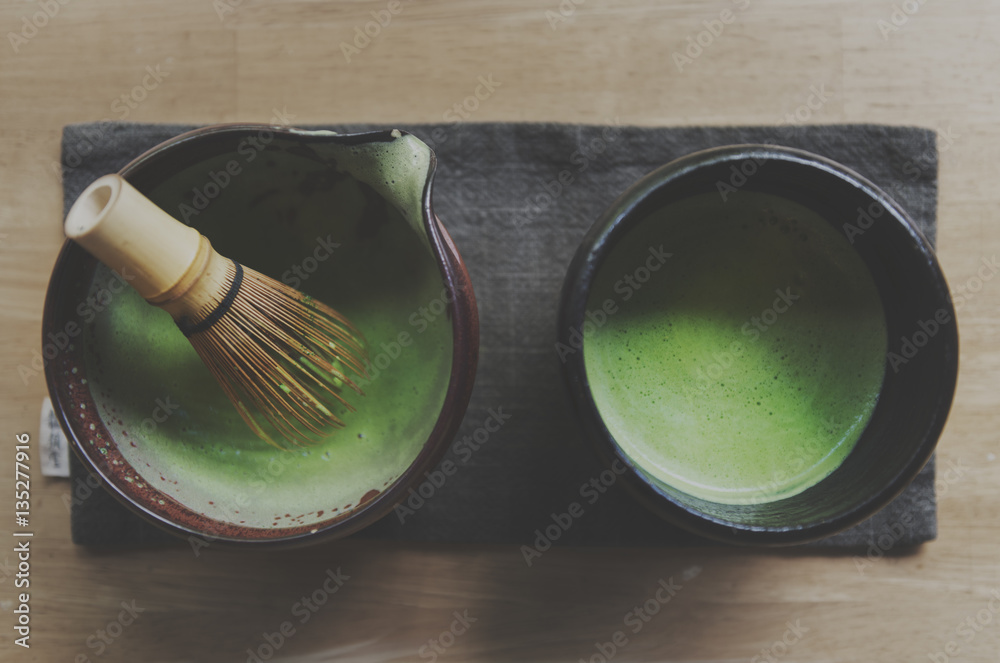 Japanese Matcha Tranditional Culture Concept