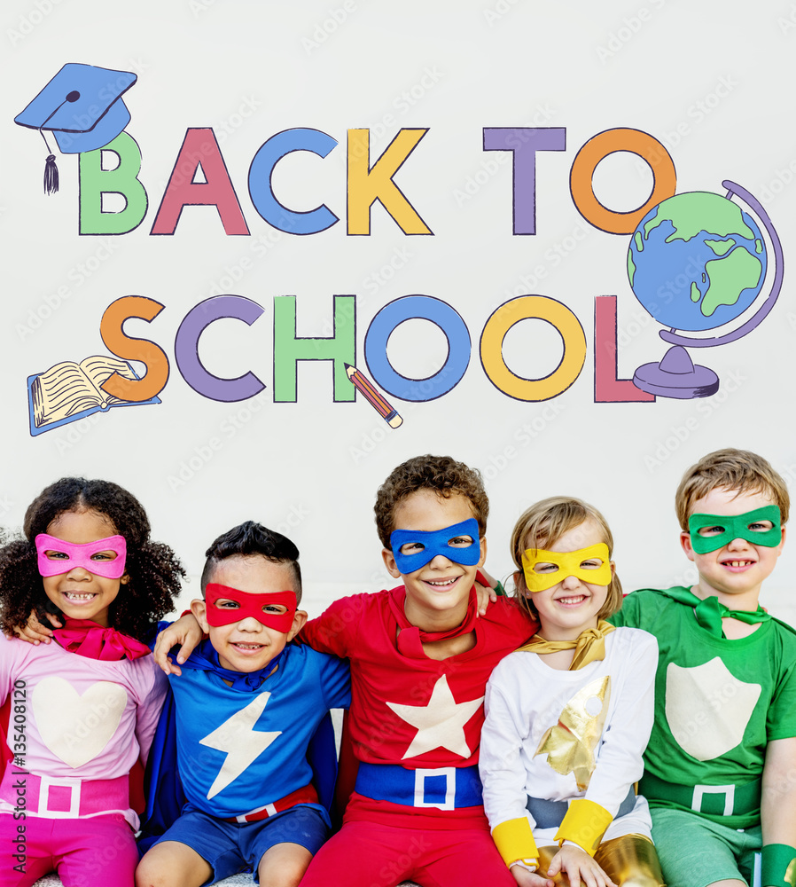 SuperKids Back To School Enjoyment Concept