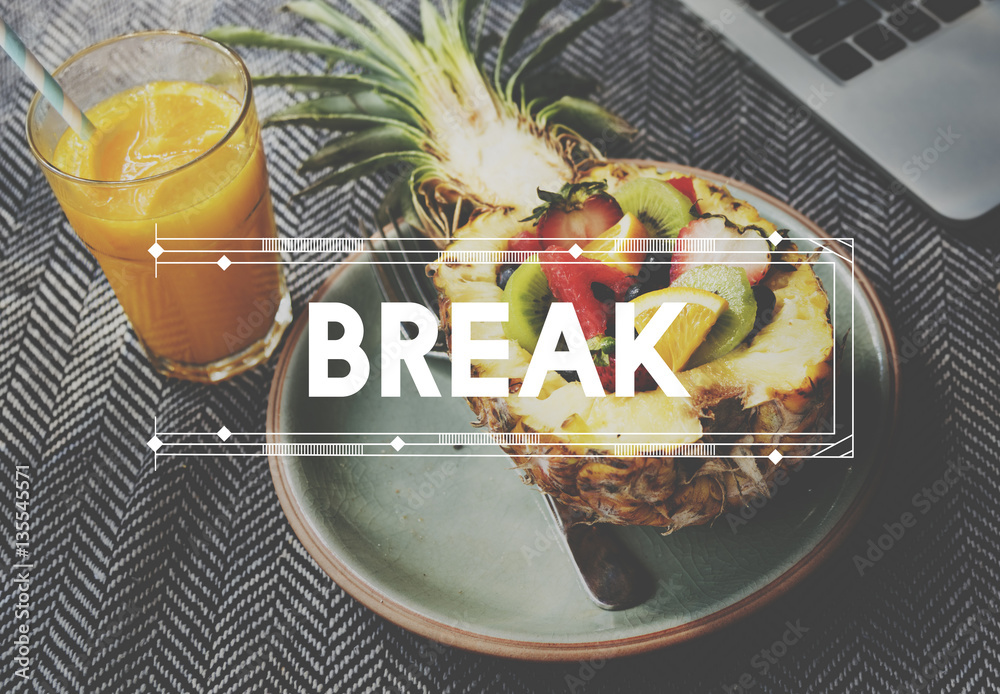 Healthy Living Lifestyle Break Concept