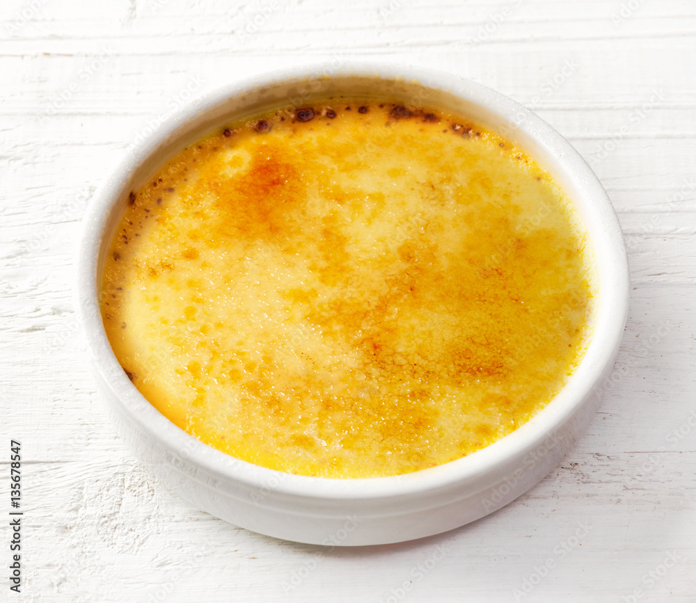 bowl of creme brule