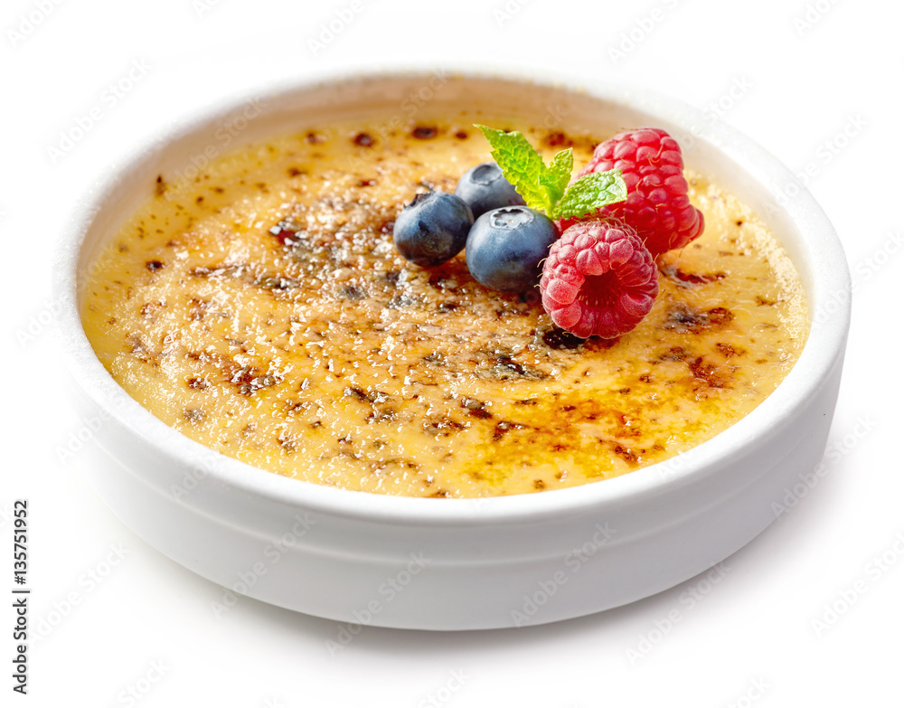 bowl of creme brule