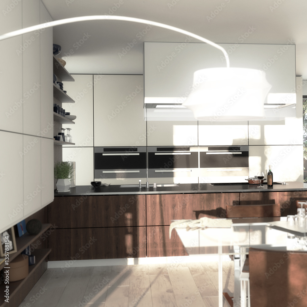 Modern Kitchen Loft (detail)