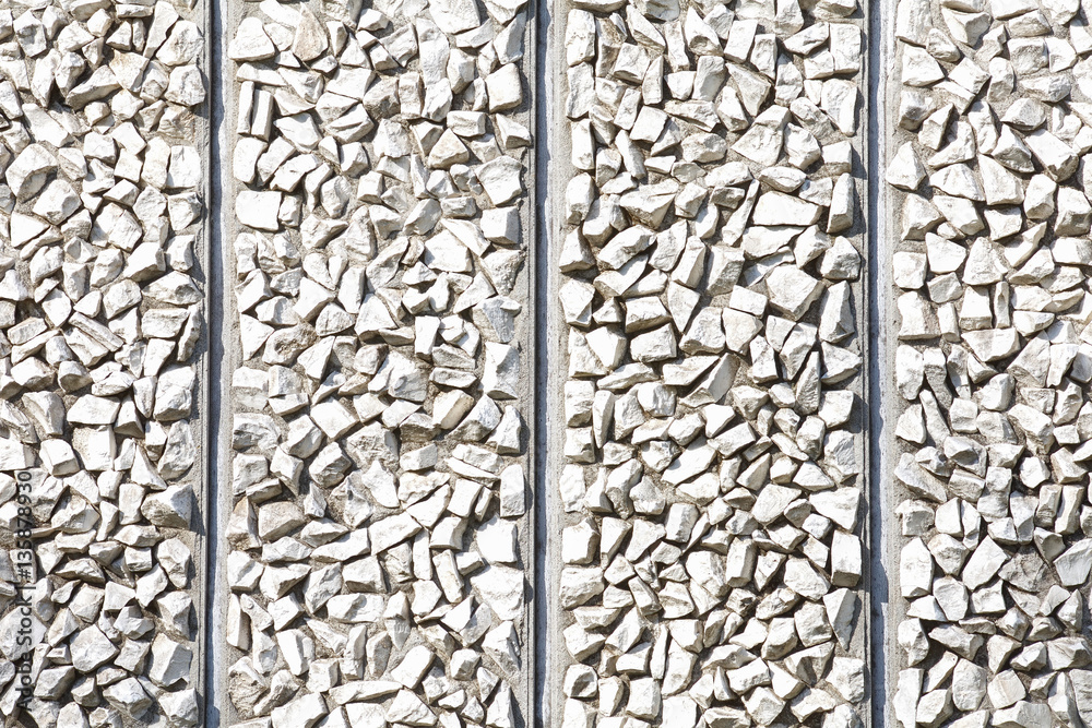 Stone block wall seamless background and pattern texture