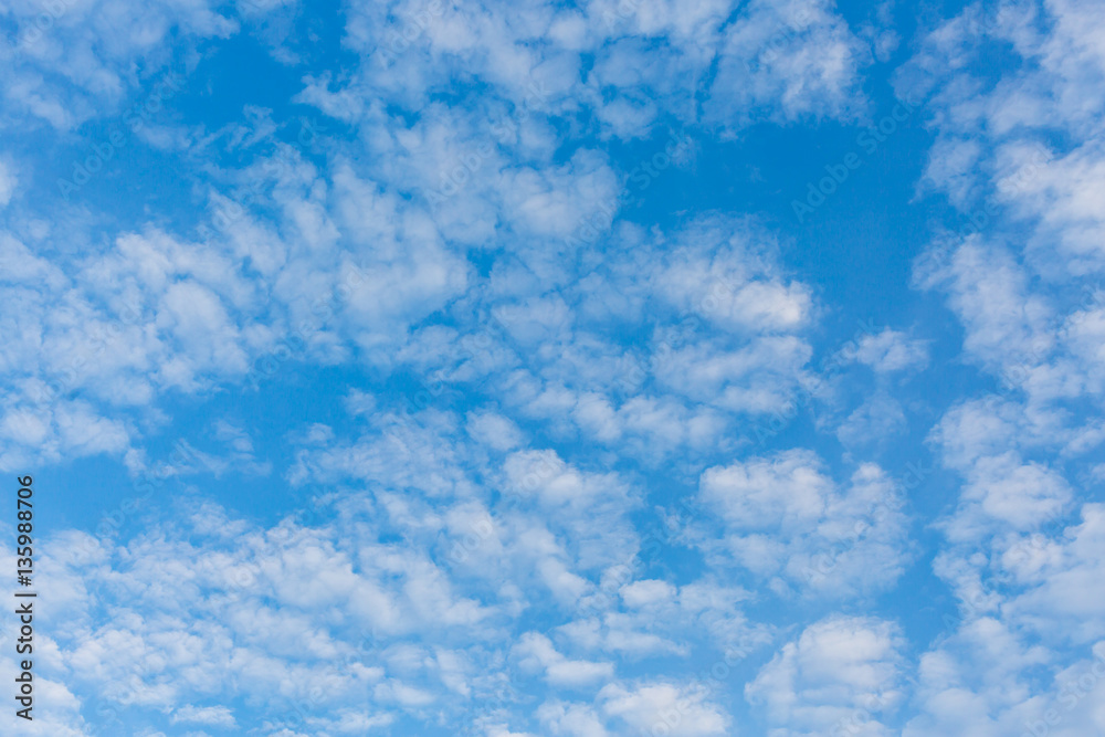 blue sky background with clouds