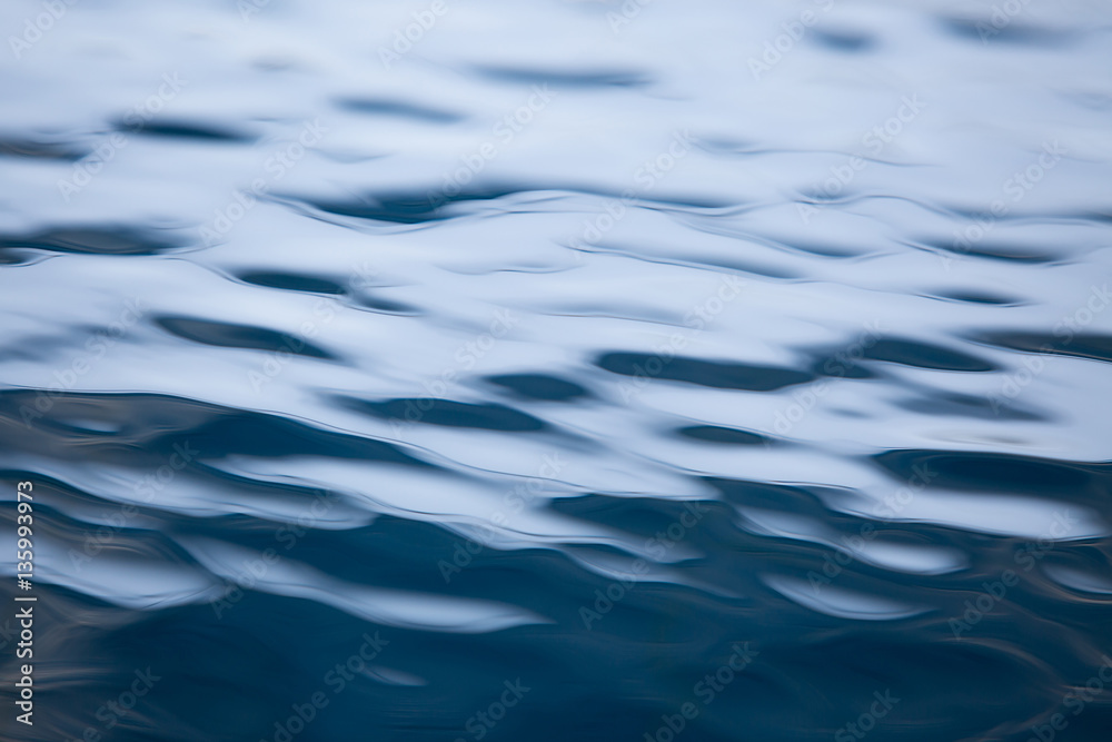 Blue water abstract background