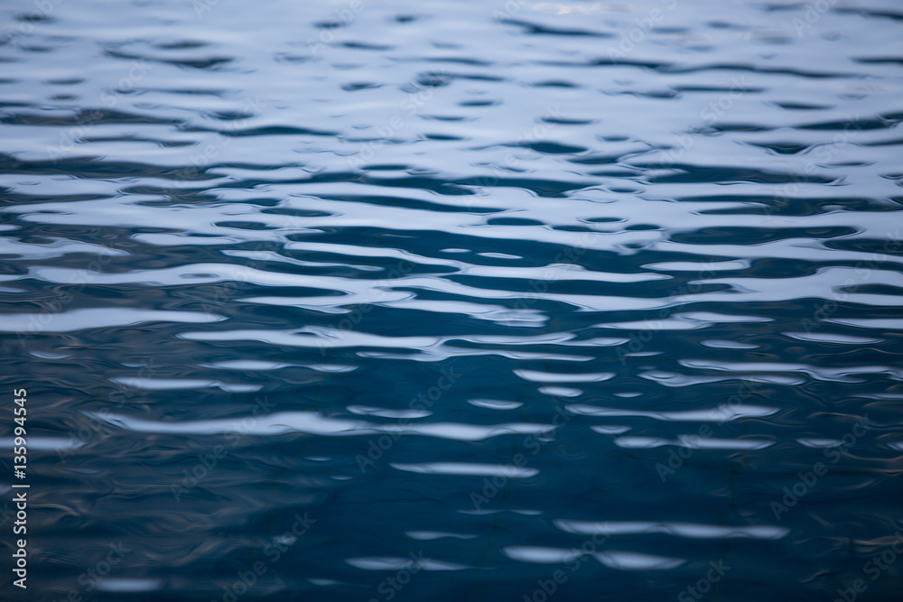 Blue water abstract background