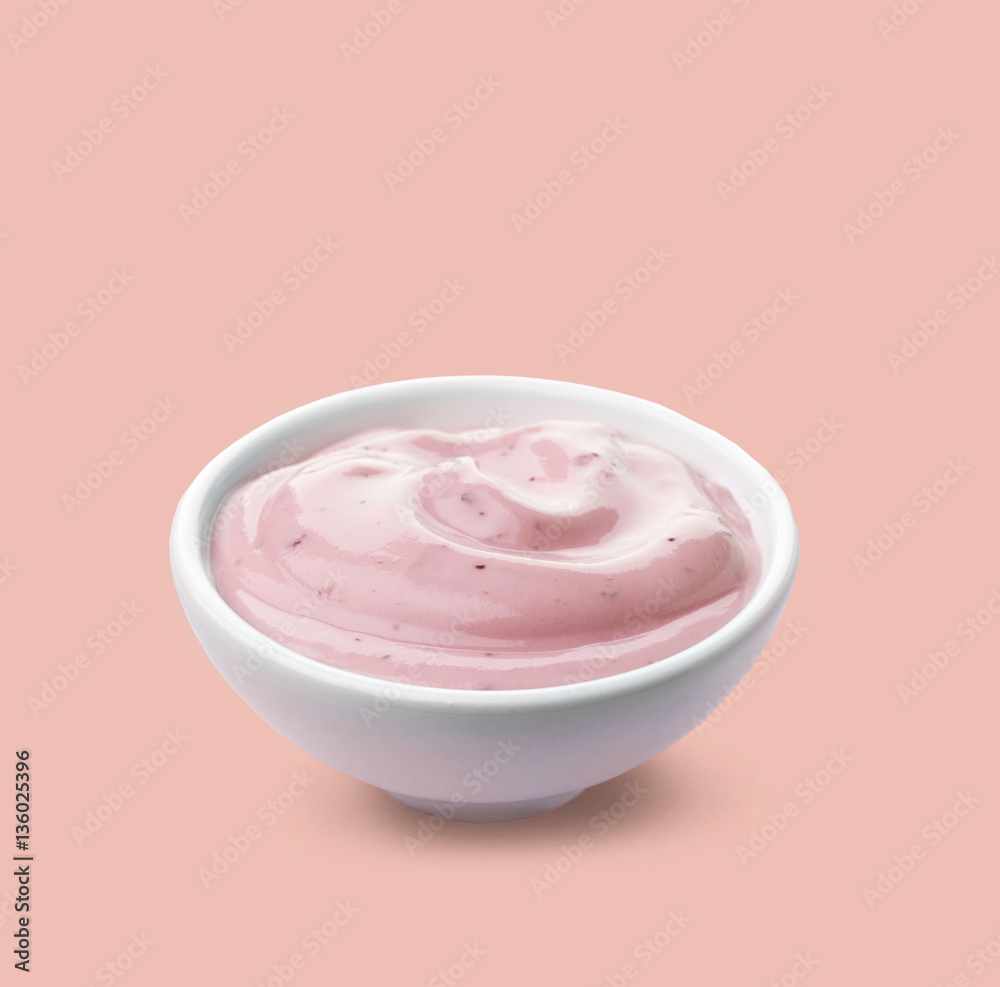 bowl of yogurt