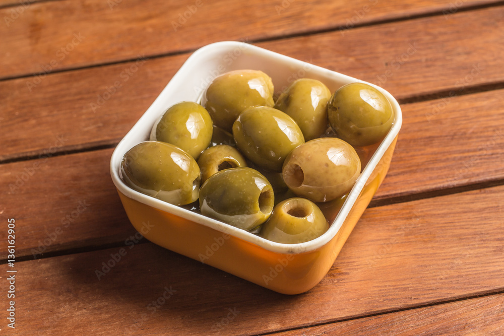 Green Olives and Oil