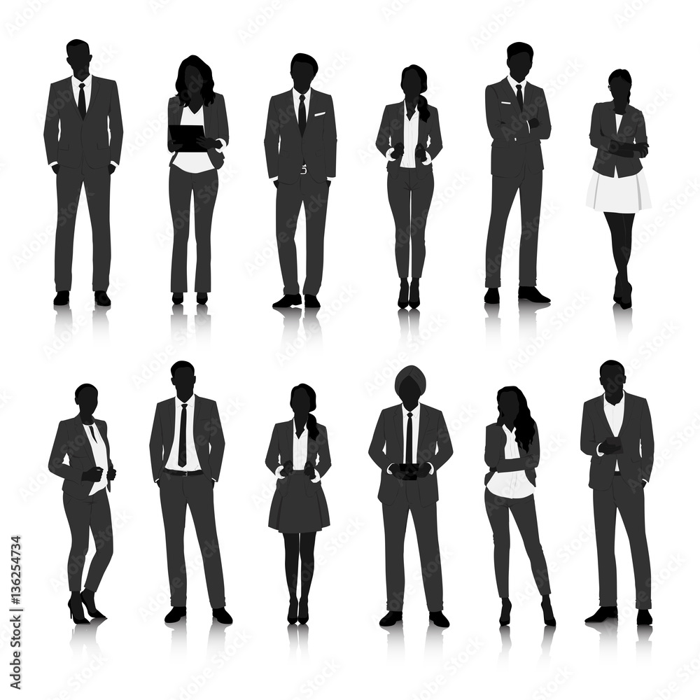 Vector UI Illustration Business People Concept