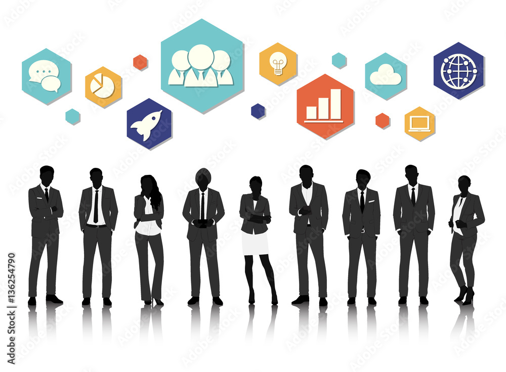 Vector UI Illustration Business People Concept