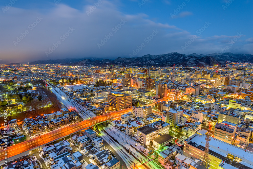 Yamagata, Japan Skyline